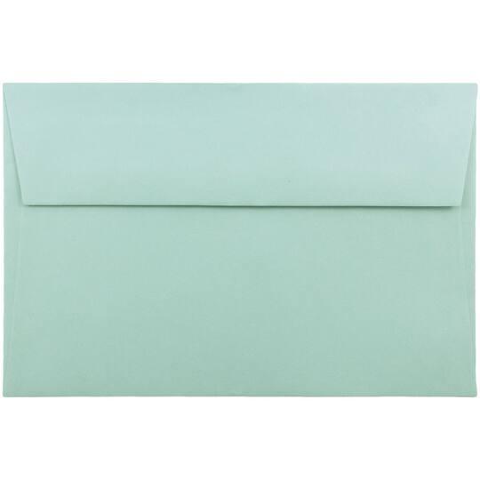 JAM Paper A9 Aqua Blue Invitation Envelopes